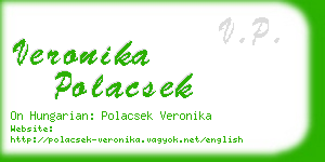 veronika polacsek business card